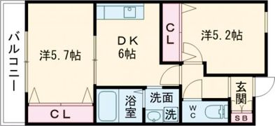 ヨーロピアンシャレー清水万石 参番館の間取り画像