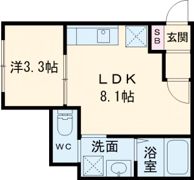 ARTE久留米の間取り画像