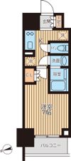 クロスレジデンス蒲田Ⅱの間取り画像