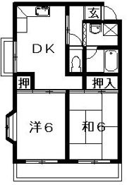 ハイツ生藤の間取り画像