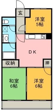 ハイツ生藤の間取り画像