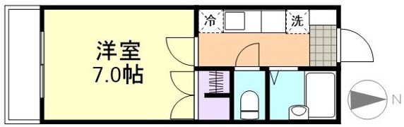 エトワール21船穂マンション B棟の間取り画像