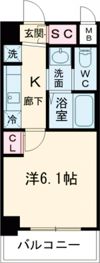 エステムコート神戸元町Ⅱリザーヴの間取り画像