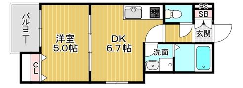 (仮称)La-Crea沢良宜西B棟の間取り画像