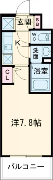 Alivis堺浜寺の間取り画像