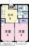 エルディム北Dの間取り画像