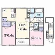 プティ フォレスタ柏原Ⅱの間取り画像