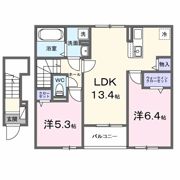 プティ フォレスタ柏原Ⅱの間取り画像