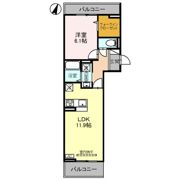 ノーブルヴィラ錦町Ⅰの間取り画像