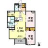 セレスティア六町Ⅱの間取り画像
