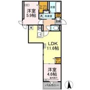 セレスティア六町Ⅱの間取り画像