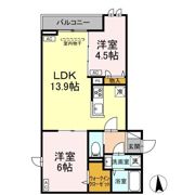 セレスティア六町Ⅱの間取り画像