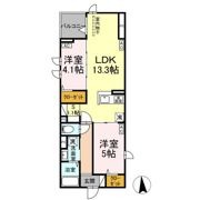セレスティア六町Ⅱの間取り画像