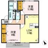 グランモアシティ B棟の間取り画像