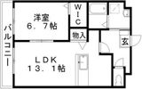 アベニュー上島Ⅱの間取り画像