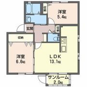 ディアス藤ノ木 Cの間取り画像