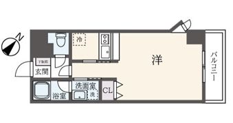 フェルテ髙波の間取り画像