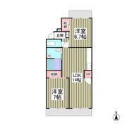 行田ハイツ2号棟の間取り画像