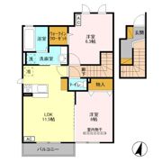 プリマ クラッセ Aの間取り画像