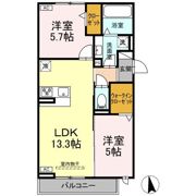 TORISIAマルナガの間取り画像