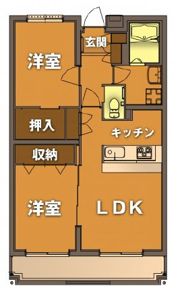 ヴィブレ大原の間取り画像