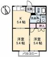 ハイツアールデコの間取り画像