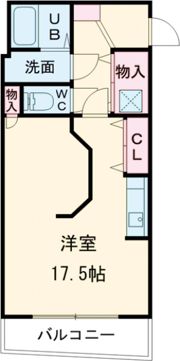 大安ヒルズの間取り画像