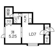 ハッピネス北郷IIの間取り画像