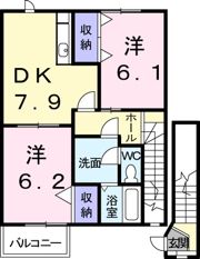 メゾンクレストの間取り画像