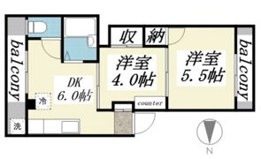 サンライズ高柳の間取り画像