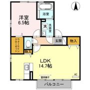 カームヒルズ Eの間取り画像