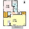 カームヒルズ Eの間取り画像