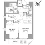 The glow Mitaの間取り画像