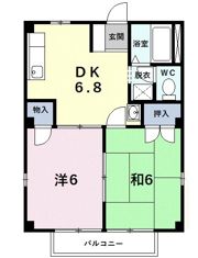 ビラ泉の間取り画像