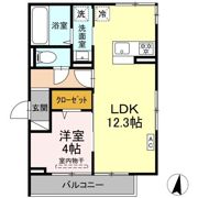 GRAND D-ROOM両島の間取り画像