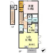 D-room横沼の間取り画像