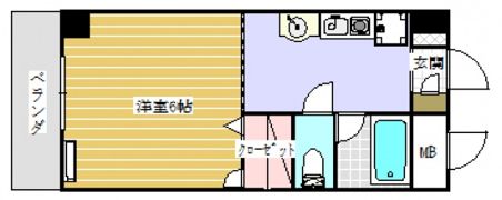 ラポール小町の間取り画像