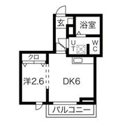 メリディアン北仙台の間取り画像