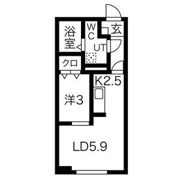 メリディアン国見駅前四番館の間取り画像