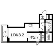 メリディアン中山吉成の間取り画像