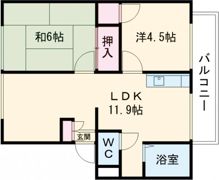 ログメントソファーA棟の間取り画像
