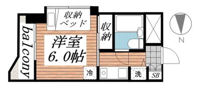 ベルシェ船橋ラマージュの間取り画像