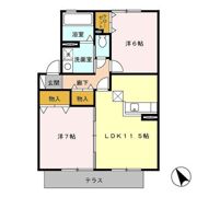 HeightsDの間取り画像