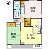 アメニティ殿山 B棟の間取り画像