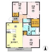 サープレマーシー Bの間取り画像