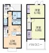 ゴッドサワーメゾンBの間取り画像