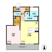 プラウドパークス朝倉の間取り画像