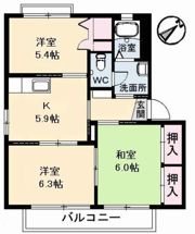 グランドメゾン中之町の間取り画像