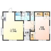 春日町平屋の間取り画像