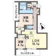 GRAND BLEU DE SASAOKAの間取り画像